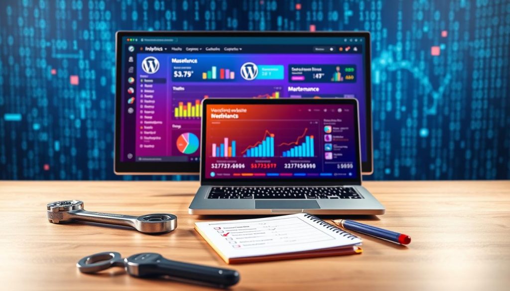 WordPress maintenance for website performance
